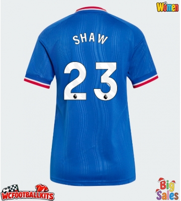 Manchester United Luke Shaw #23 Replica Away Stadium Shirt for Women 2026-27 Short Sleeve
